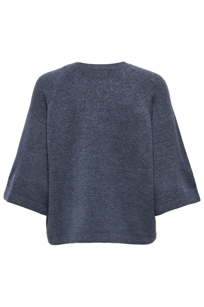 Only blauwe dames trui | Achteraanzicht