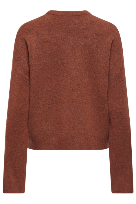 Only cognac dames trui | Achteraanzicht