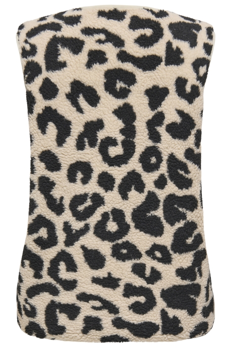 Only beige dames gilet | Achteraanzicht
