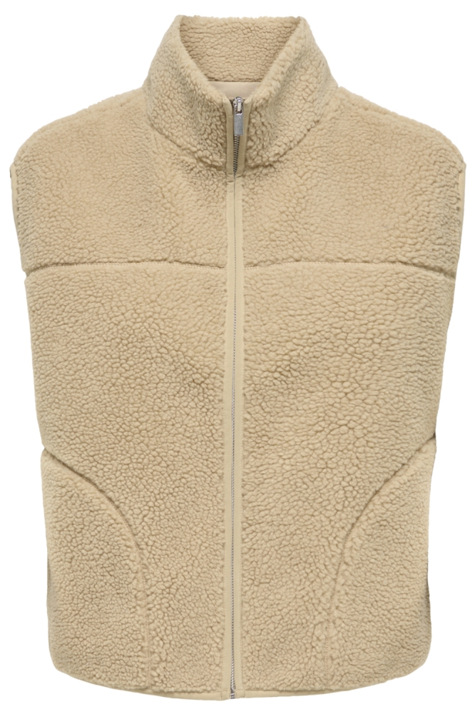 Only beige dames gilet |