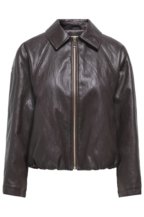 Only bruine dames jas | Vooraanzicht