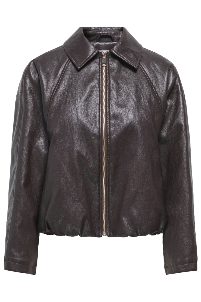Only bruine dames jas | Vooraanzicht