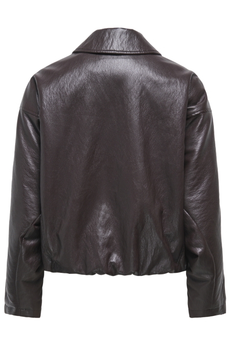 Only bruine dames jas | Achteraanzicht