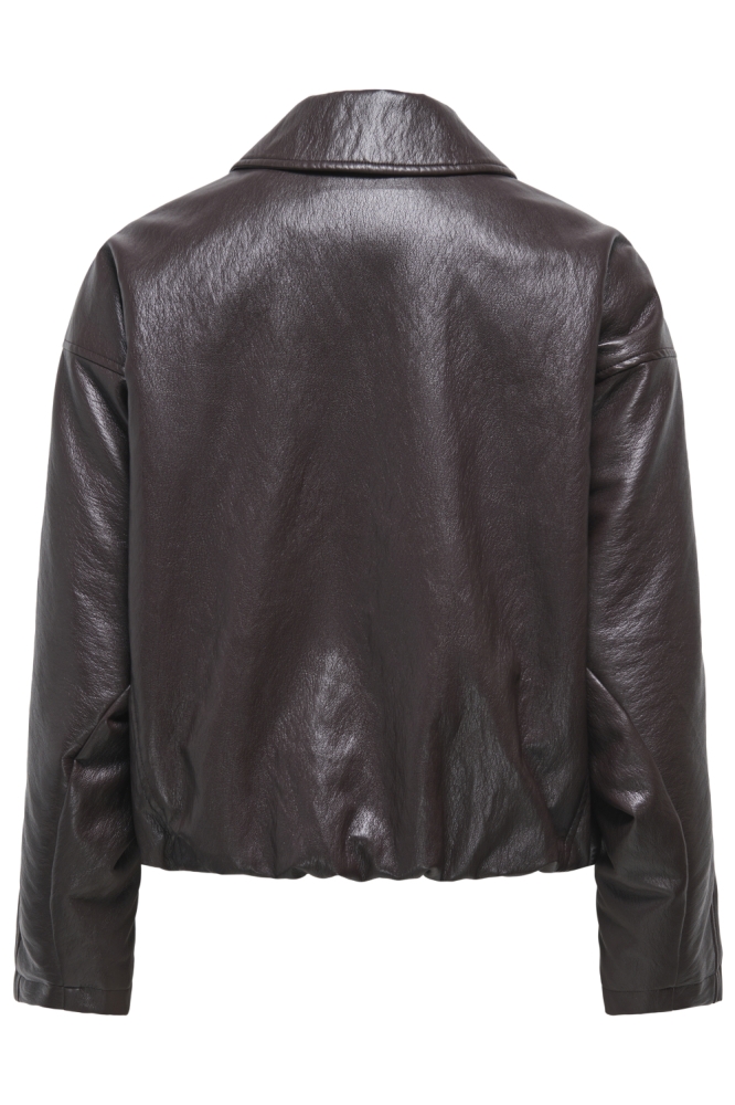 Only bruine dames jas | Achteraanzicht