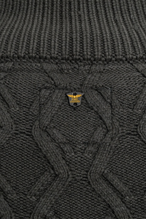 PME legend groene heren trui | Close up