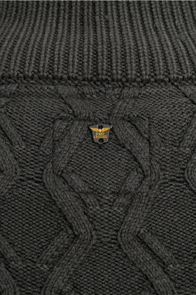 PME legend groene heren trui | Close up