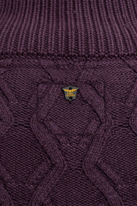 PME legend paarse heren trui | Close up