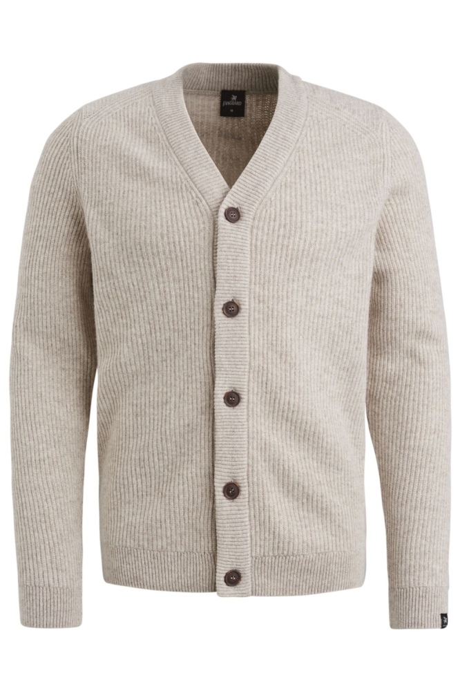 Vanguard beige heren vest | Vooraanzicht