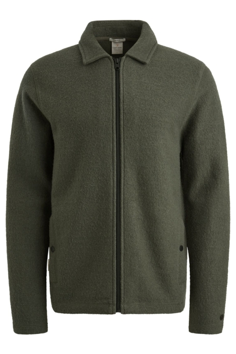 Cast Iron groene heren vest | Vooraanzicht