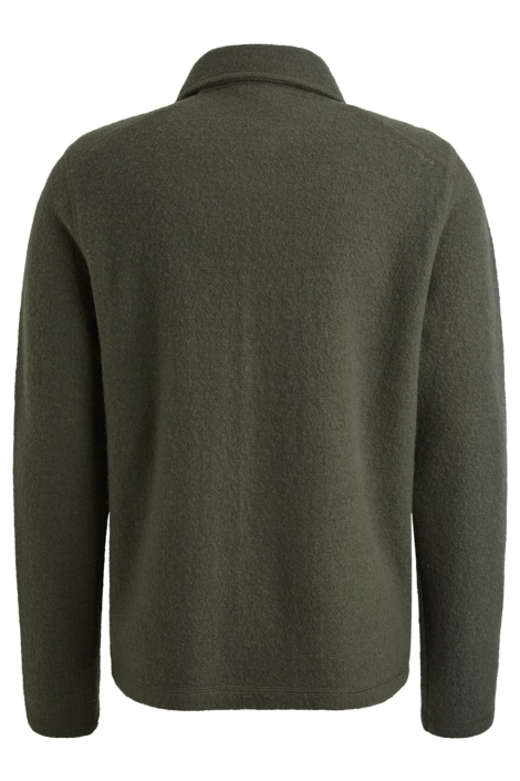Cast Iron groene heren vest | Achteraanzicht