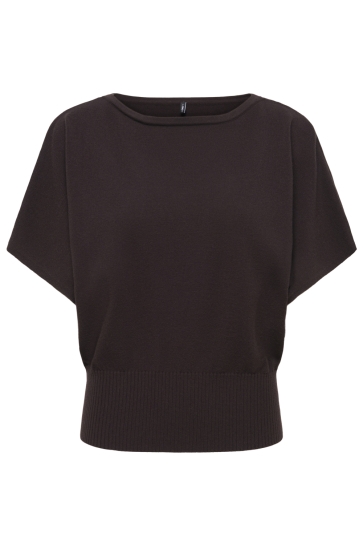 Only Trui ONLMIO 2/4 BOATNECK NCA KNT 15388606 Chocolate Torte