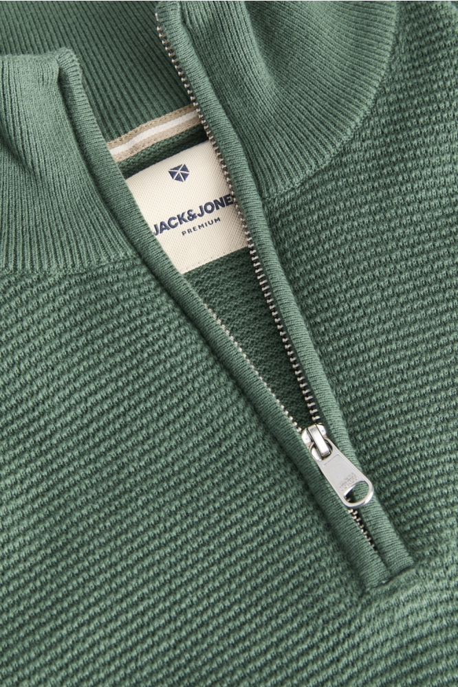 Jack & Jones groene heren trui | Close up