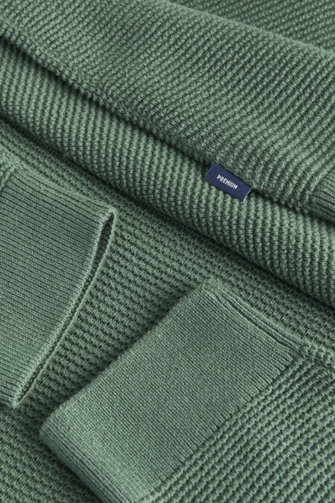 Jack & Jones groene heren trui | Close up