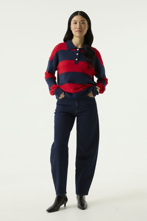 Garcia blauwe dames trui | Model