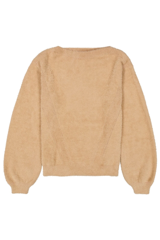 Garcia taupe dames trui | Vooraanzicht