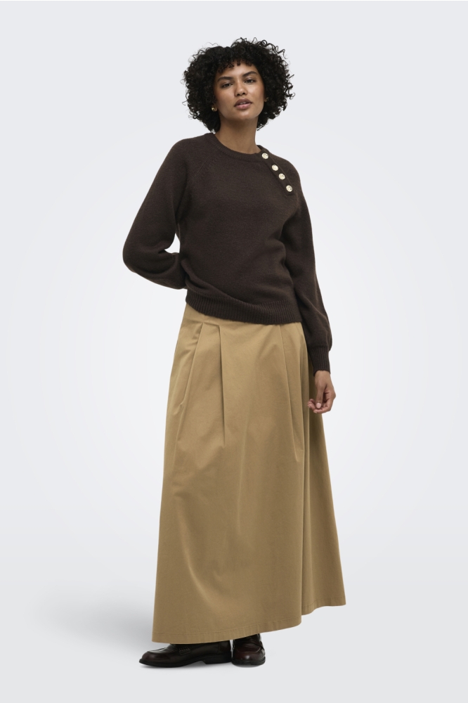 Only bruine dames trui | Model