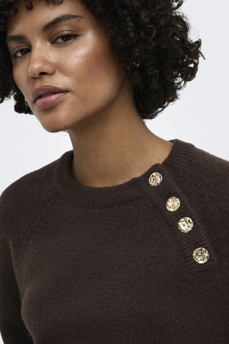 Only bruine dames trui | Close up