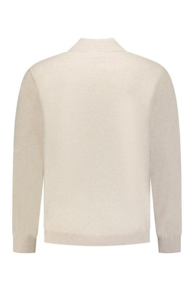NO-EXCESS beige heren trui | Achteraanzicht