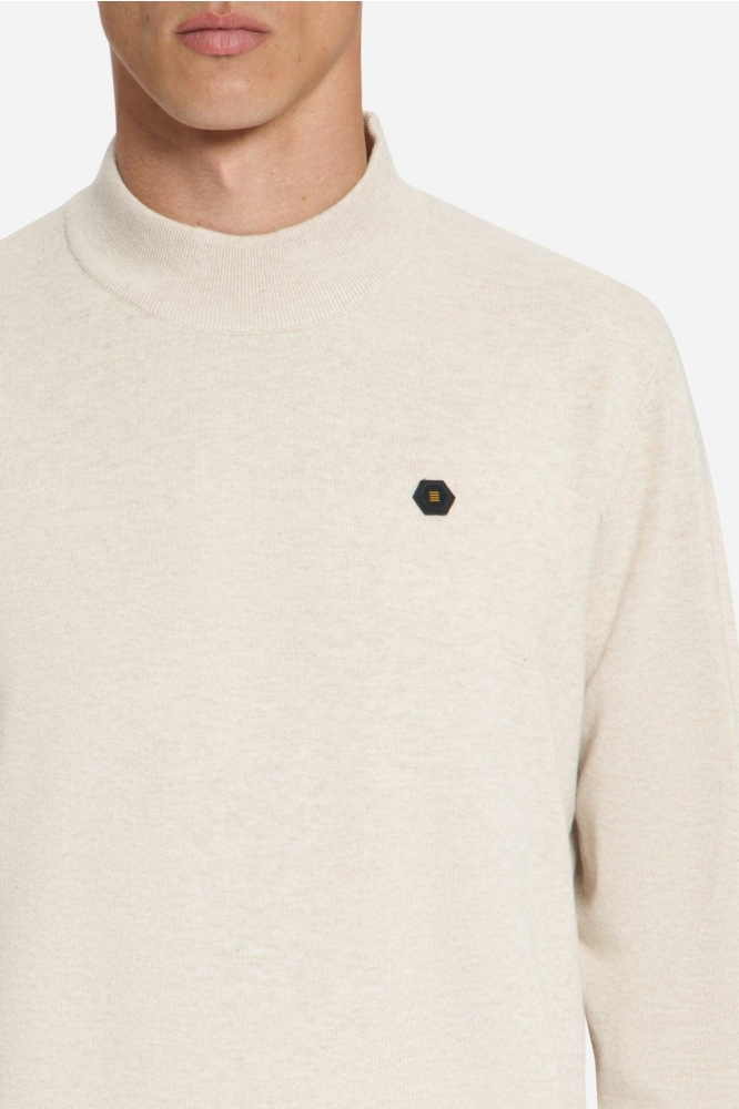 NO-EXCESS beige heren trui | Close up