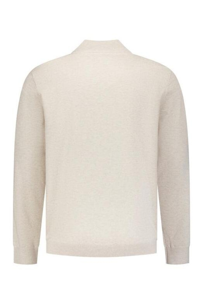 NO-EXCESS beige heren trui | Achteraanzicht