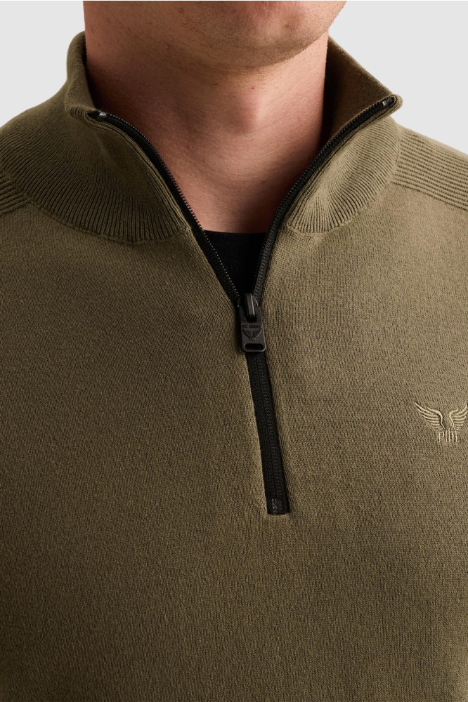 PME legend groene heren trui | Close up