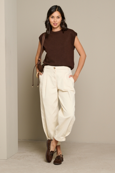 LolaLiza bruine dames trui | Model