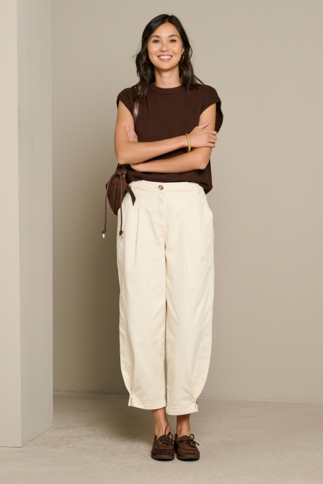 LolaLiza bruine dames trui | Model