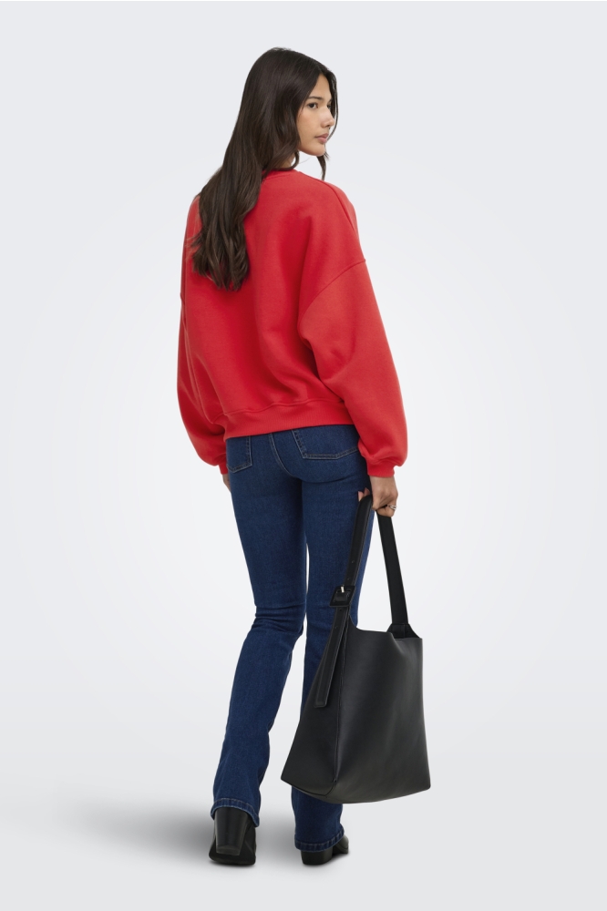 Jacqueline de Yong rode dames sweater | Model