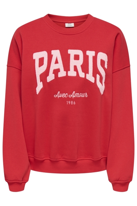 Jacqueline de Yong rode dames sweater | Vooraanzicht