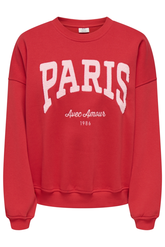 Jacqueline de Yong rode dames sweater | Vooraanzicht