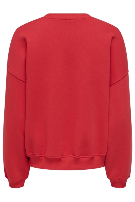 Jacqueline de Yong rode dames sweater | Achteraanzicht
