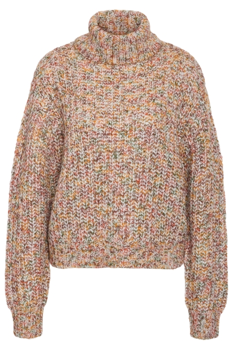Noisy may beige dames trui | Vooraanzicht