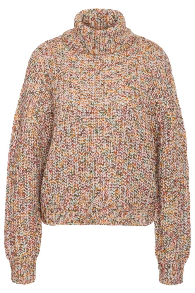 Noisy may beige dames trui | Vooraanzicht