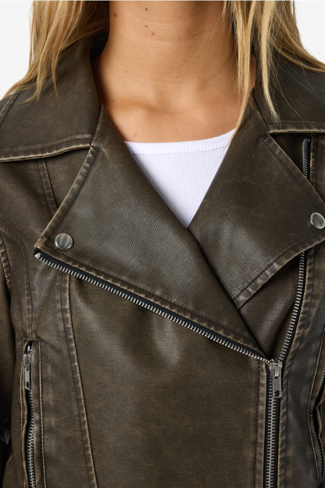 Noisy may zwarte dames jas | Close up