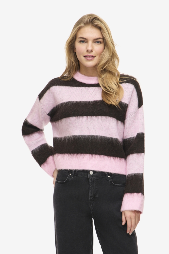 Noisy may roze dames trui | Model