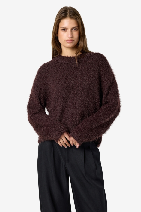 Noisy may bordeaux dames trui | Model