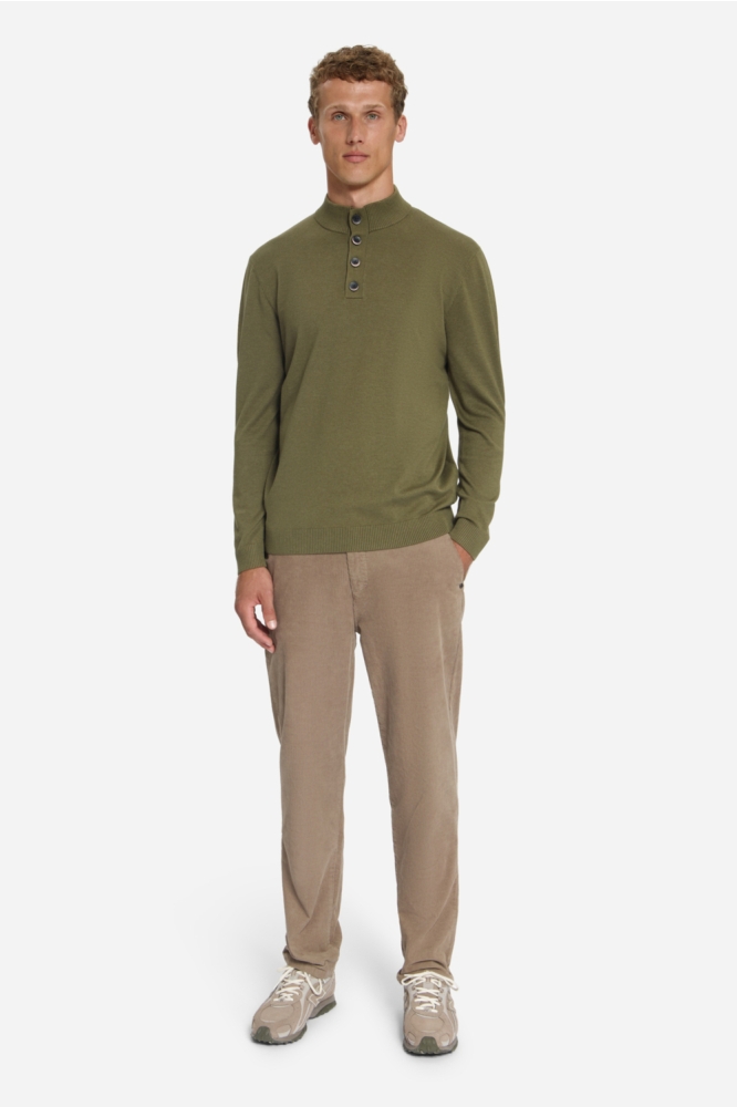 NO-EXCESS groene heren trui | Model