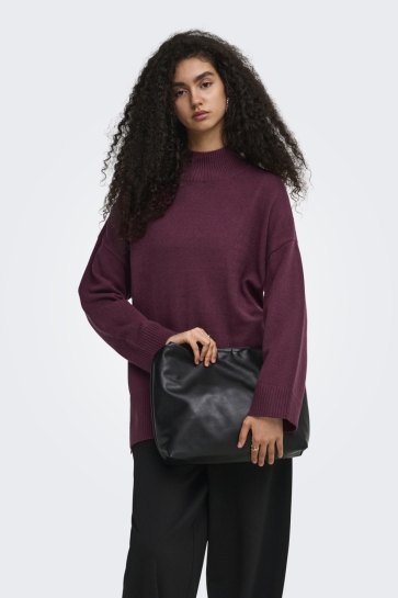 Only Trui ONLMARY LS HIGH NECK SLIT KNT NOOS 15379251 Fig