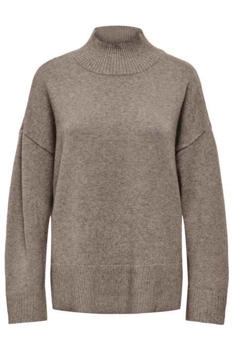 Only bruine dames trui | Vooraanzicht