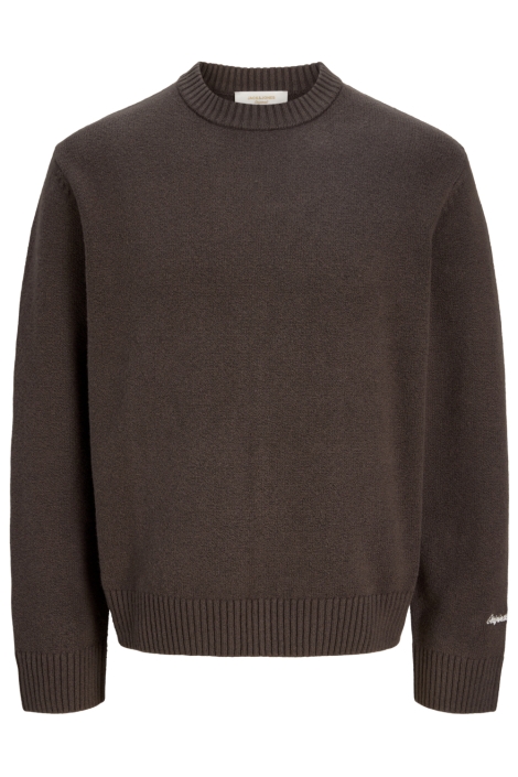 Jack & Jones bruine heren trui | Vooraanzicht