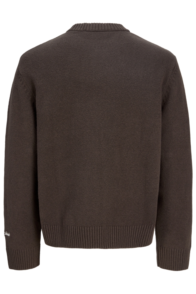 Jack & Jones bruine heren trui | Achteraanzicht