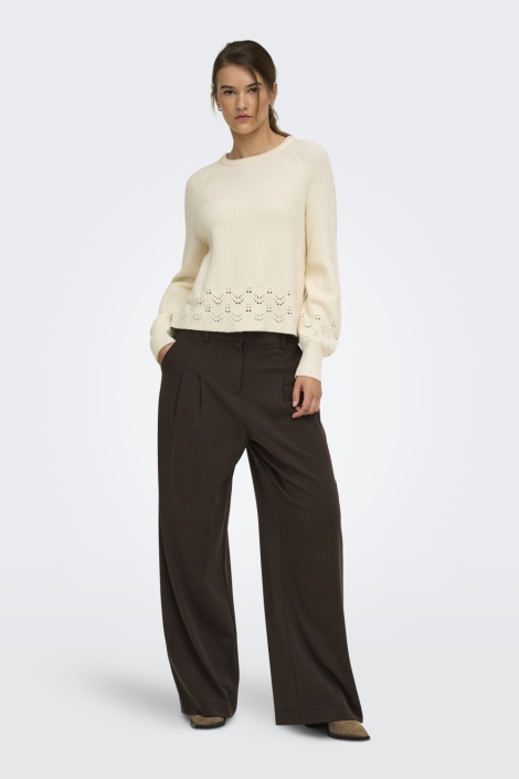 Only ecru dames trui | Model