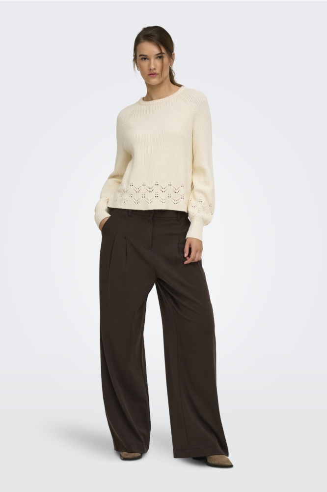 Only ecru dames trui | Model
