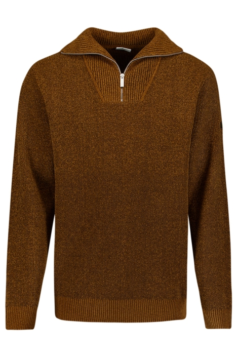 NO-EXCESS camel heren trui | Vooraanzicht