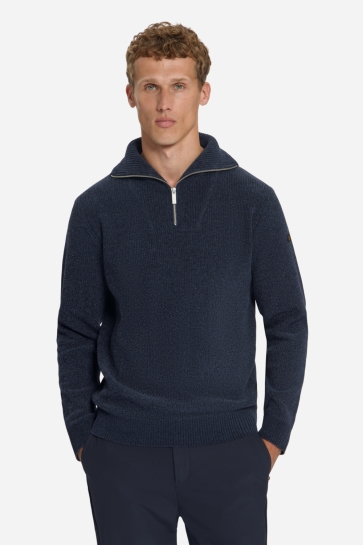 NO-EXCESS Trui TRUI MET RITSKRAAG 33210967SN 178 Dark Night