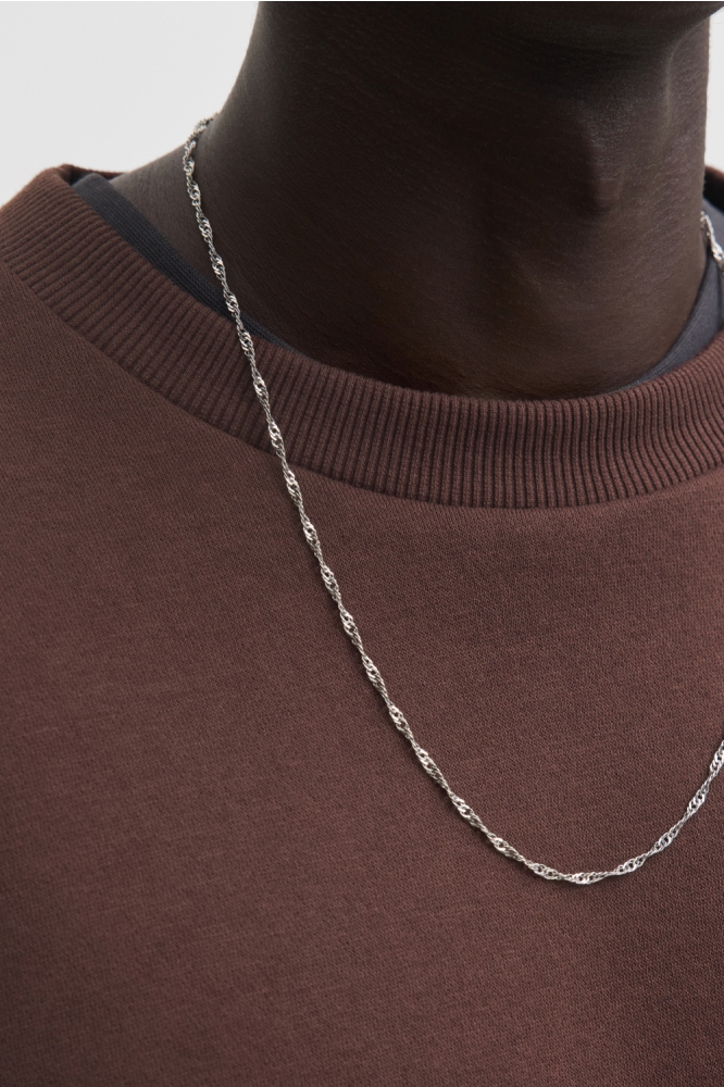 Jack & Jones bruine heren trui | Close up