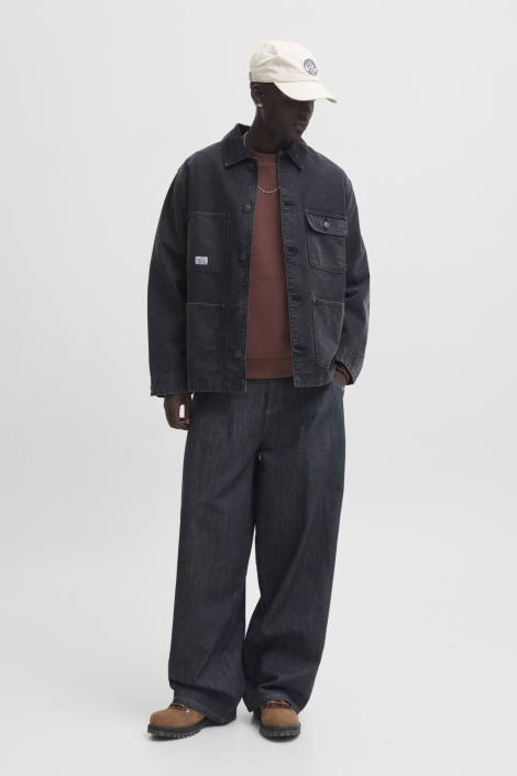 Jack & Jones bruine heren trui | Model