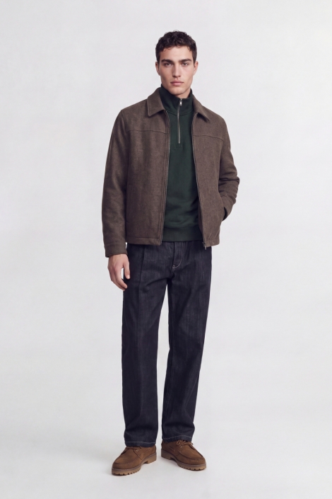 Jack & Jones groene heren sweater | Model