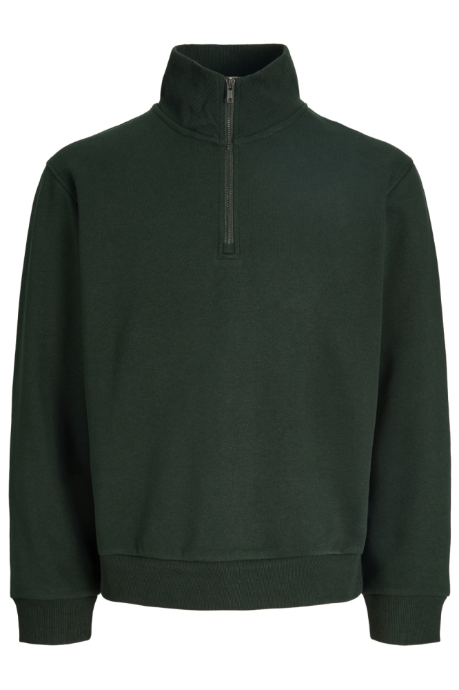 Jack & Jones groene heren sweater | Vooraanzicht