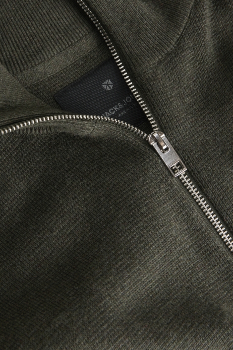 Jack & Jones groene heren trui | Close up
